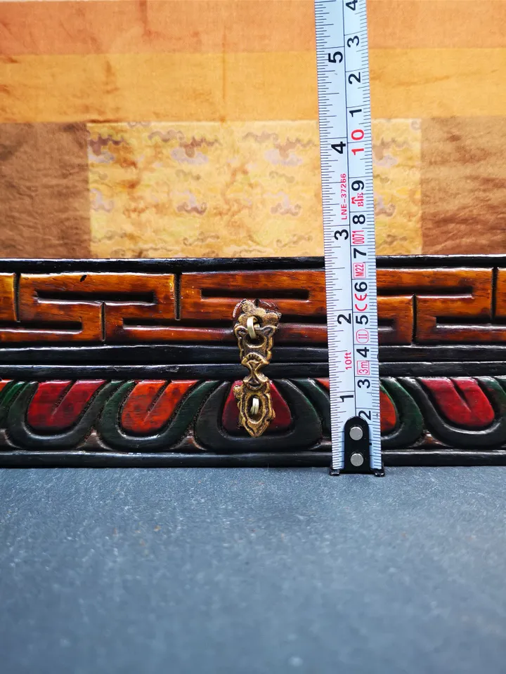 Gandhanra Powerful Vintage Vajra Dorje with Wooden Case ,Tibetan Tantric Buddhism (Vajrayana) Ritual Implement,Handmade in Nepal,7.0"