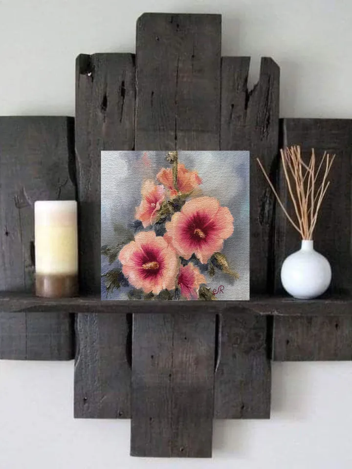 Flowers Original Painting Floral Wall Art Flowers Oil Art