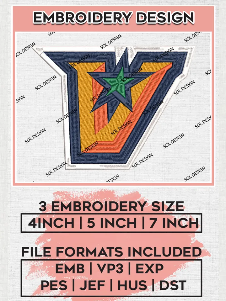 NCAA UT Rio Grande Valley Vaqueros Team V Letter Logo embroidery designs, NCAA UT Rio Grande Valley Vaqueros Logo Machine embroidery designs, NCAA Logo embroidery designs, NCAA Lopes Machine embroidery designs, Digital Download