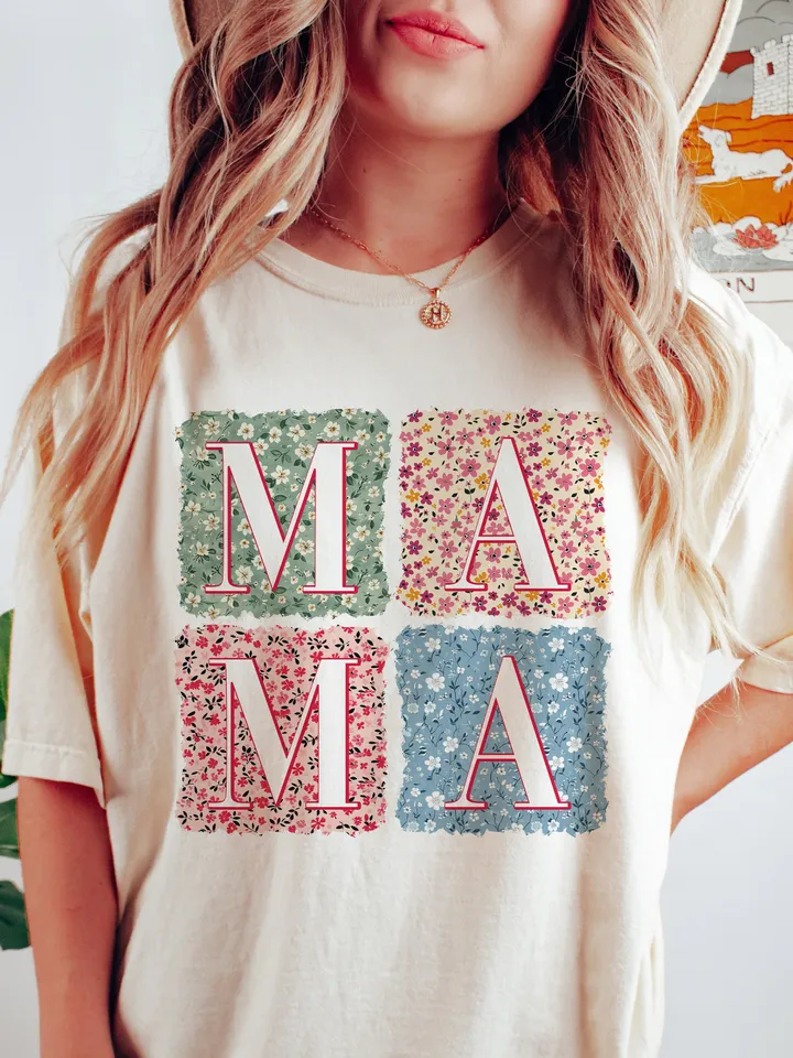 Floral Mama PNG, Retro Mama Png, Mama Png, Boho Mama Png, Mom Sublimation Png, Floral Sublimation, Mother’s Day Gift, Printable File
