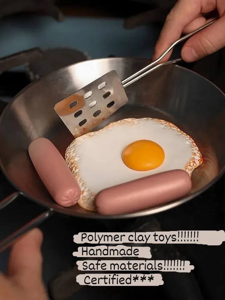 Toy Food Set of Products for Children's Kitchen Breakfast with Pancakes 16 toys