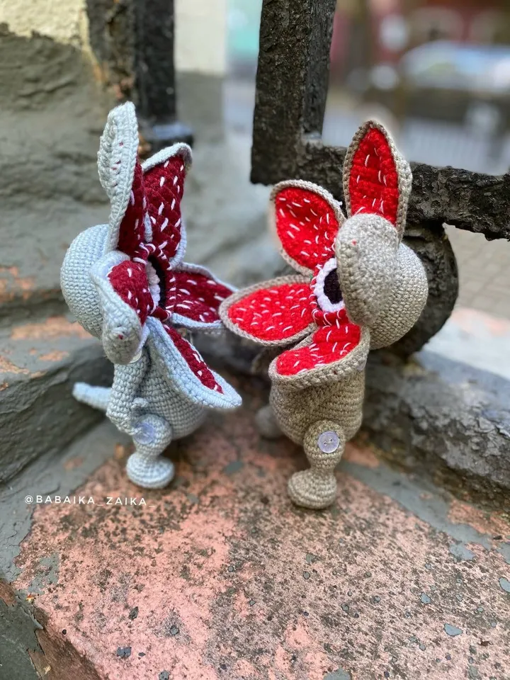 PDF Crochet Demogorgon Pattern, Amigurumi Demogorgon, Crochet Halloween Pattern, Amigurumi Dragon, Stranger Things, Crochet animal