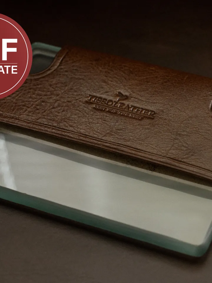 Leather Polishing Glass Case PDF Template: Tool Cover Pattern