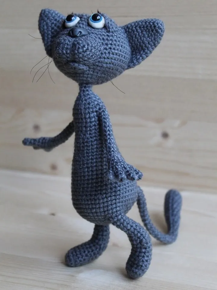 Crochet pattern cat - digital pattern (tutorial) PDF
