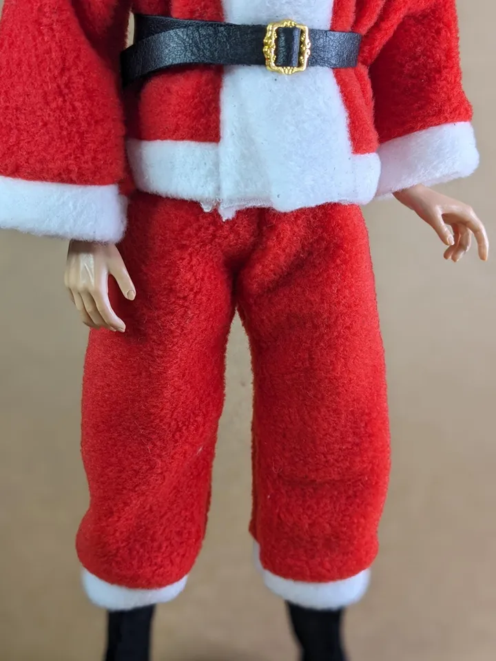 Cosplay Christmas Santa Claus costume for 13 inch Poppy Parker fashion dolls