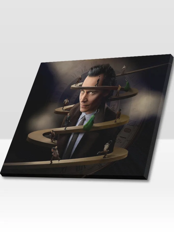 Loki Frame Canvas Print, Wall Art Home Decor