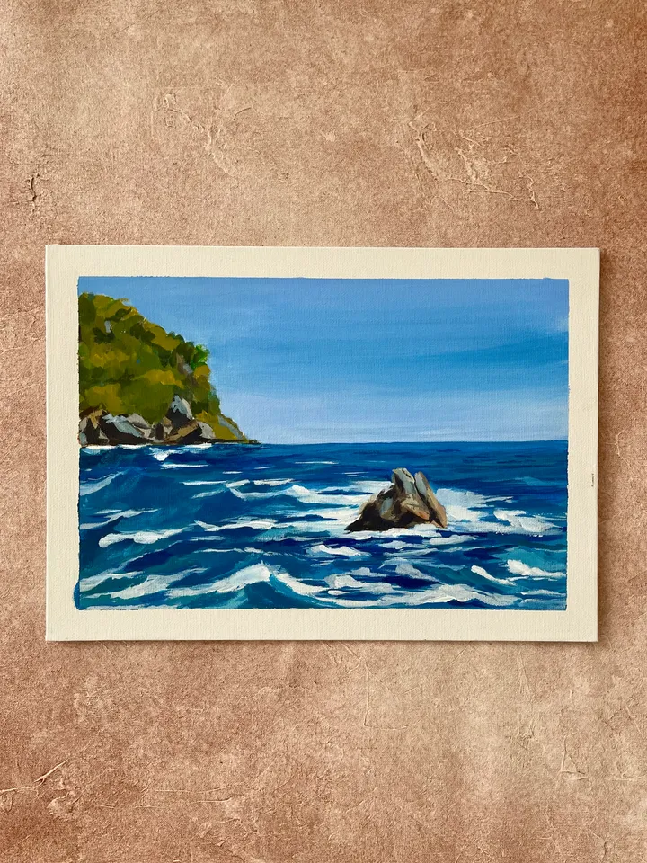 Acrilic seascape🌊
