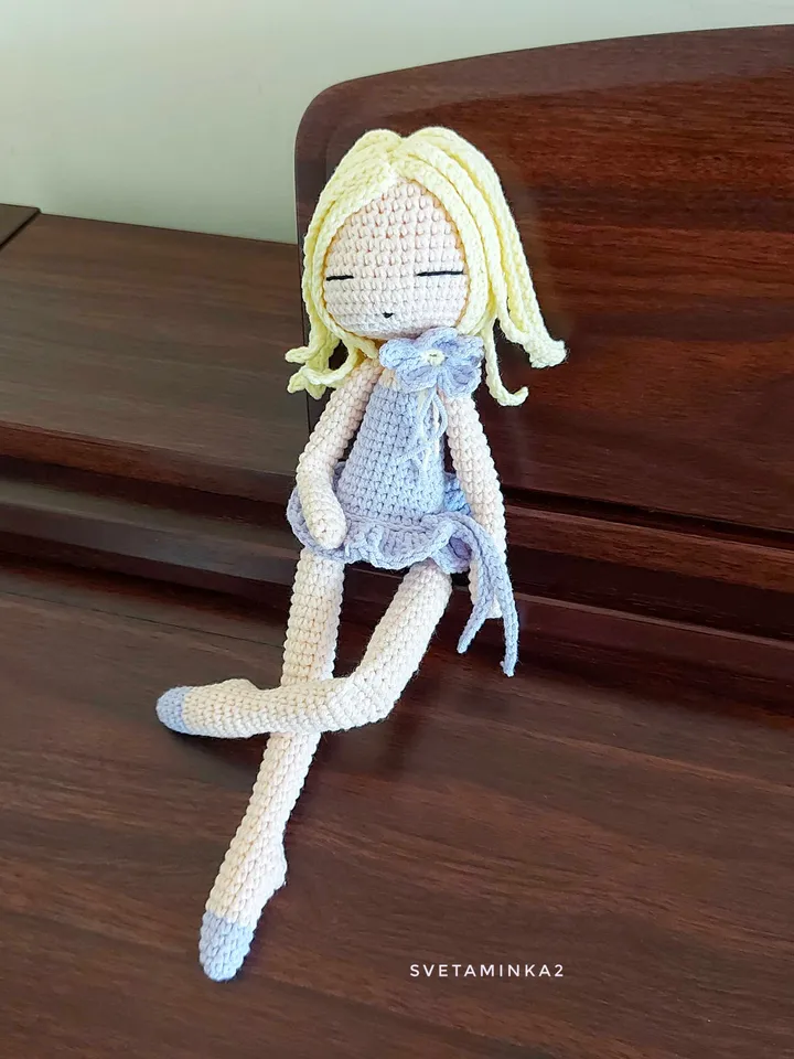 Crochet Doll Pattern Amigurumi. Digital Download. PDF.