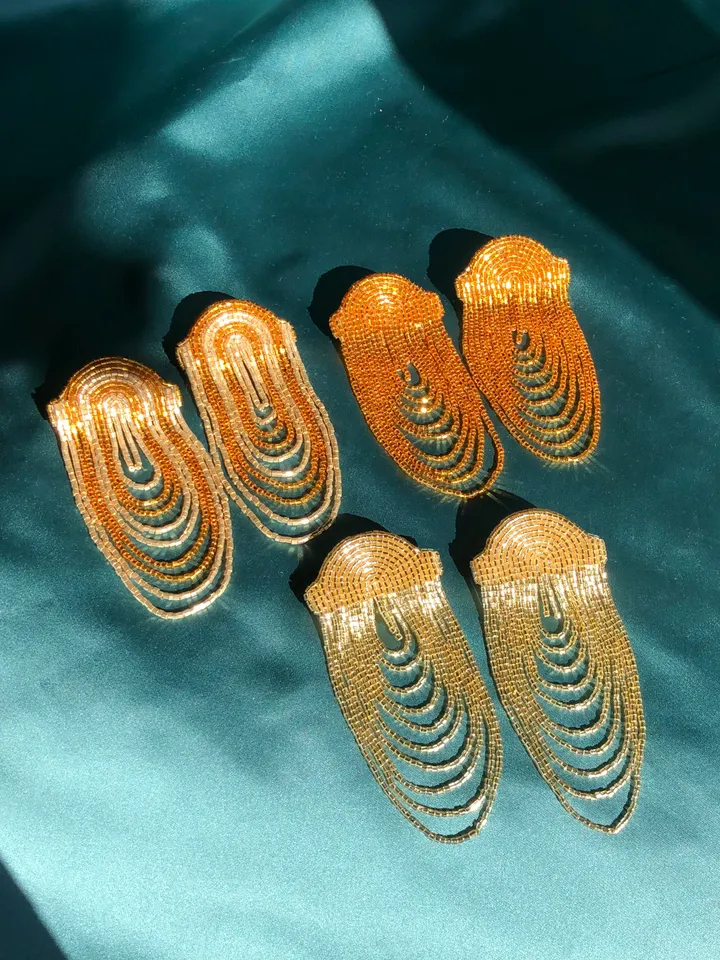 Cascade Beaded Earrings