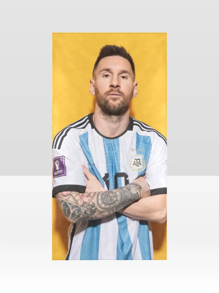 Lionel Messi Beach Towel
