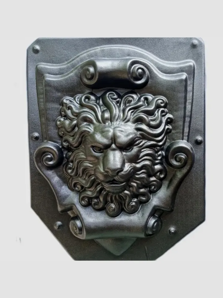 Plastic mold for concrete and gypsum "Lion" DIY ready 16,34"21,65"4,33 in