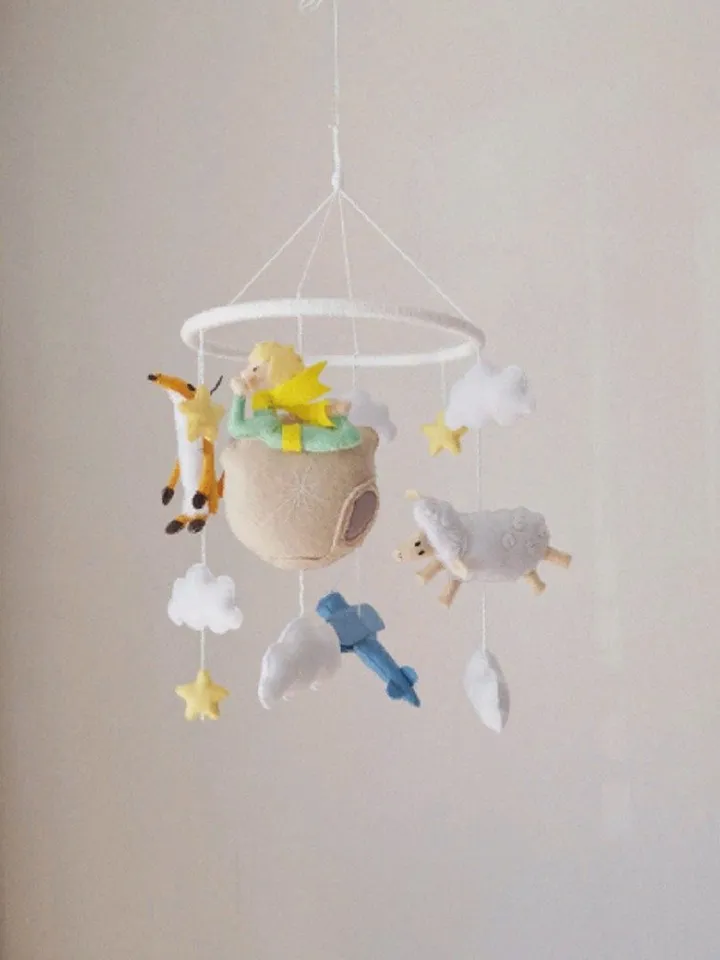 Baby mobile nursery boy, The little prince, Baby shower gifts