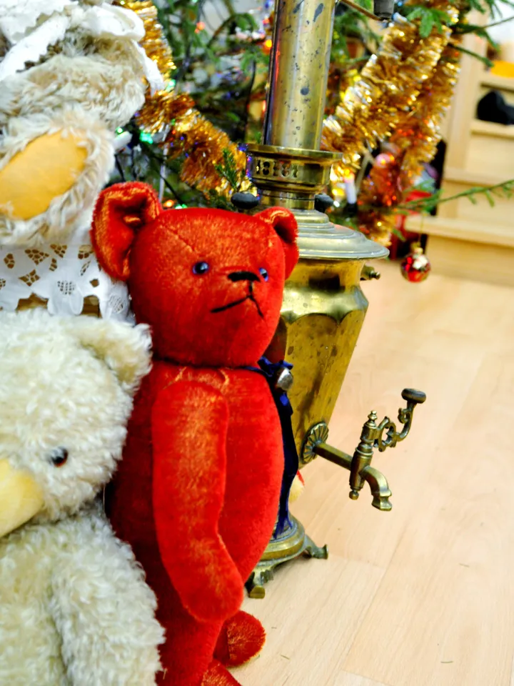 PDF Sewing Antique Style Circus Teddy Bear E-Pattern 18 inch (45cm) Artist design/ do it yourself/ mohair bear pattern