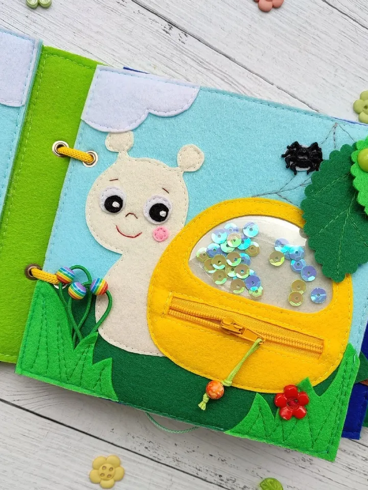 Animals Quiet book pattern PDF & Tutorial, Fox Mini Book, Felt activity book pattern svg, Quiet book sewing ideas for toddler 2, 3 year old
