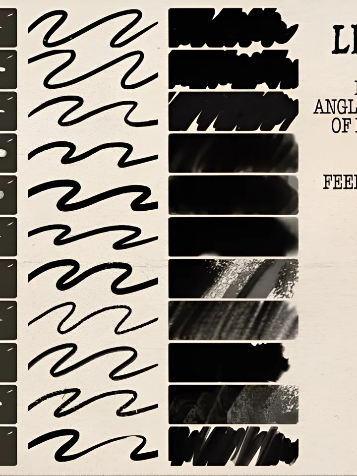 24 Traditional Tattoo Brushes