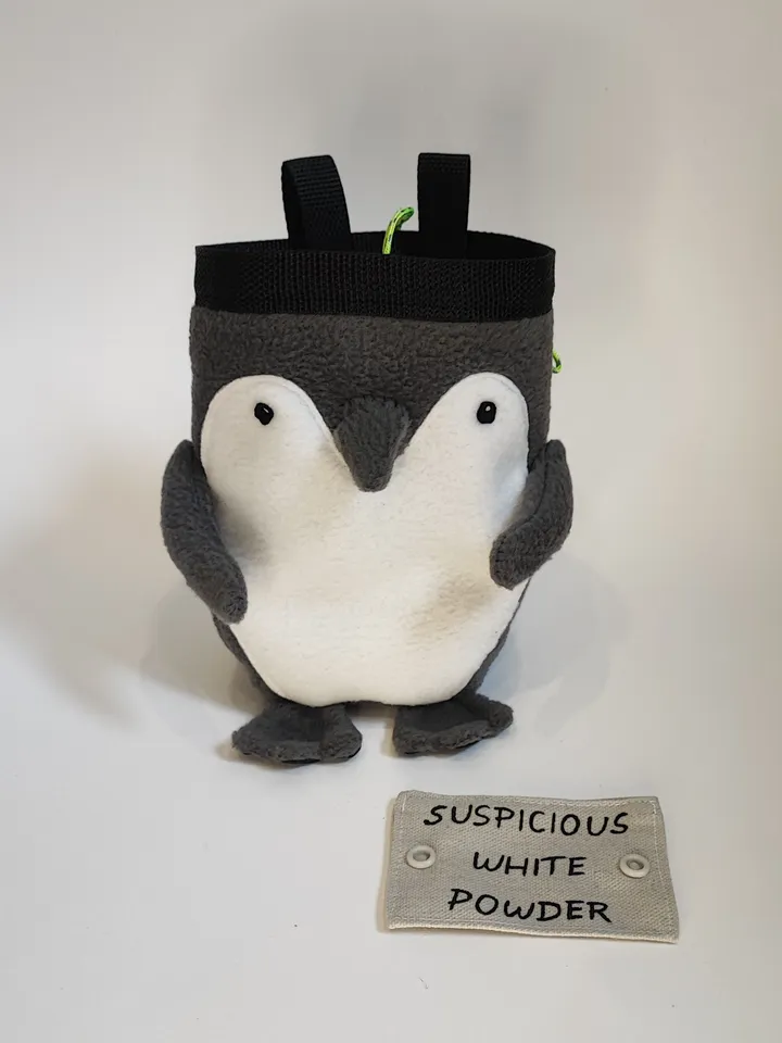 Chalk bag Penguin for rock climbing