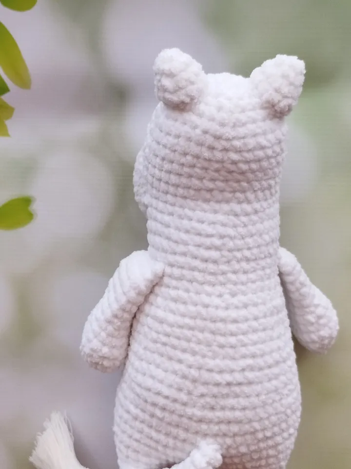 Moomin Troll Amigurumi Crochet Pattern - Large 30-40cm Soft Toy for Cuddles
