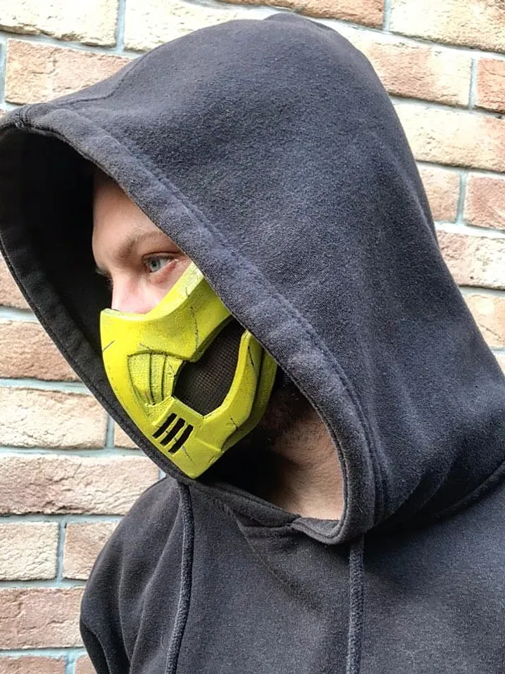 Scorpion mask from Mortal Kombat X