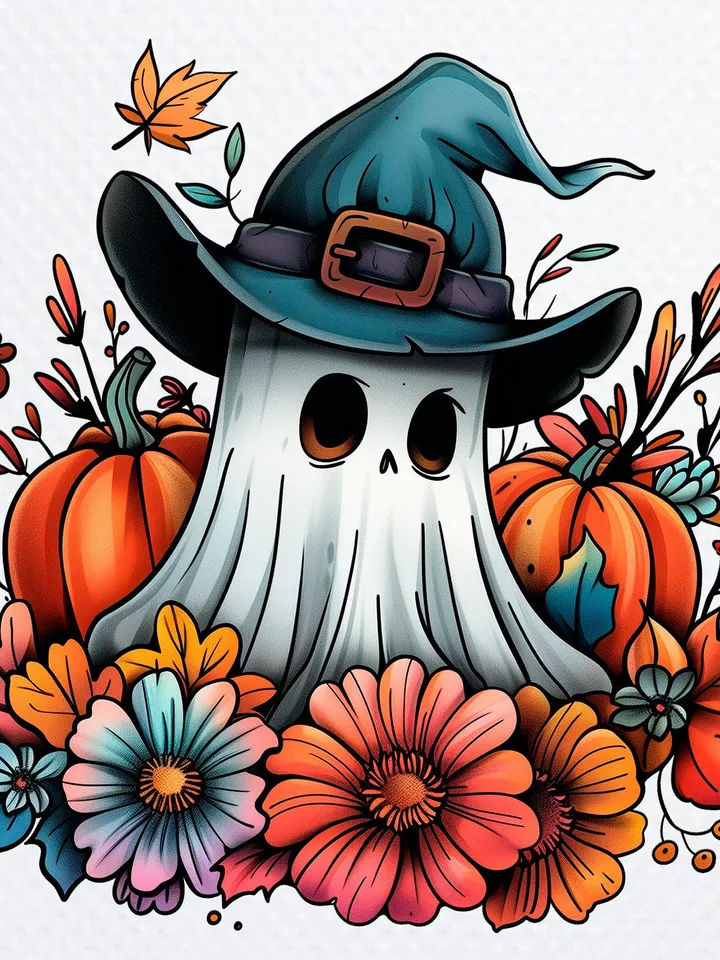 8 Cute Ghost PNG Bundle, halloween Clipart for sublomation, Fall PNG, Pumpkins clip art, Autumn Sublimation Design, Trending png