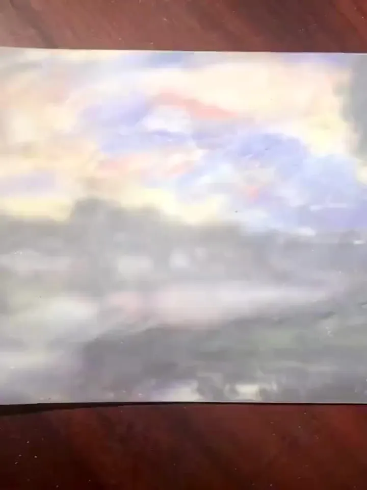 Landscape soft pastel painting on sand paper,original pastel painting wall art,Monet inspired landscape painting,gift,home decoration.