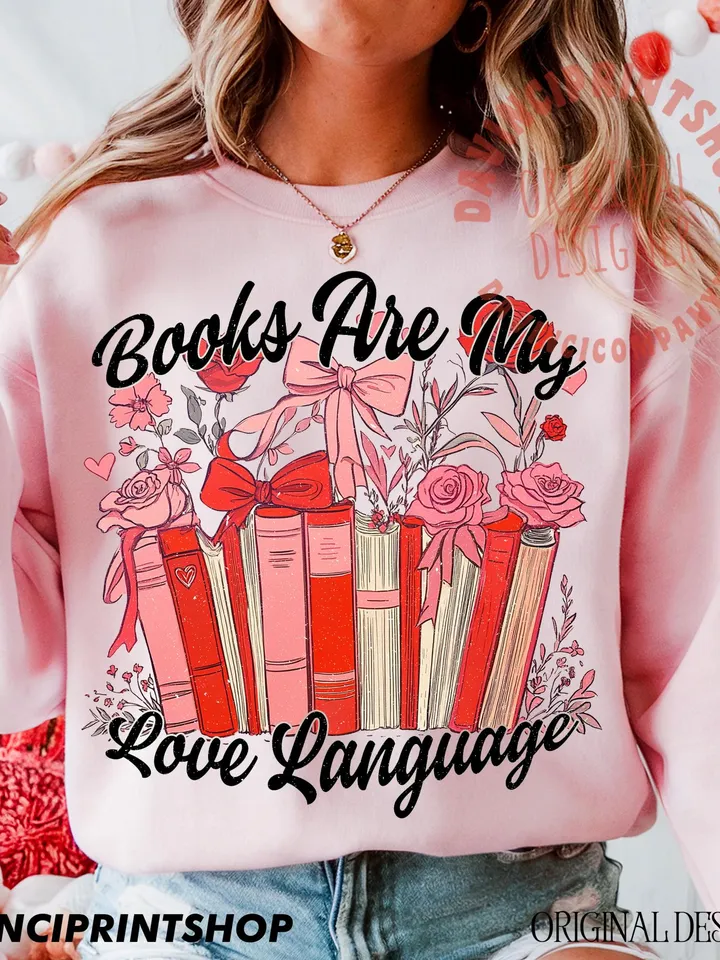 Bookish valentine sublimation design, Valentines png, Love png, Bookish png, Reading png, Retro Valentines png, Book lover png, Love png