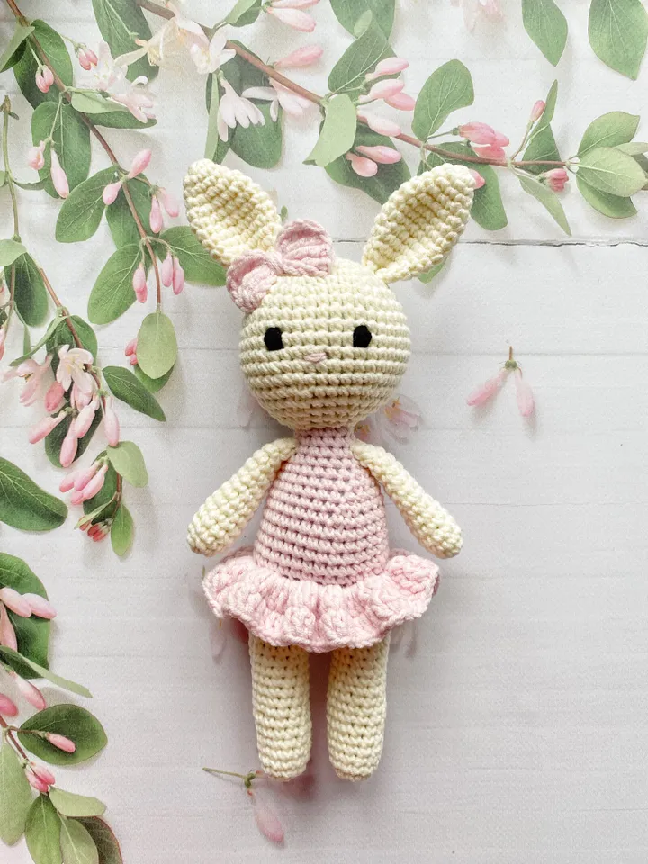 Crochet bunny pattern, Amigurumi bunny pattern
