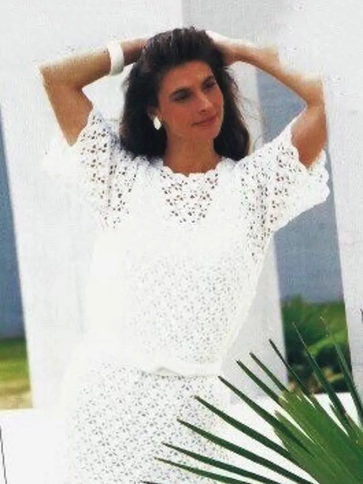 Crochet top pattern, summer top crochet pattern, lace top crochet pattern pdf