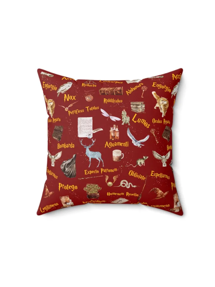 Wizarding World Baby Pillow; Magic School Pillow Owl Key Magic World Custom Wizard Pillow Gift for Baby Magic School Pillow WBB12