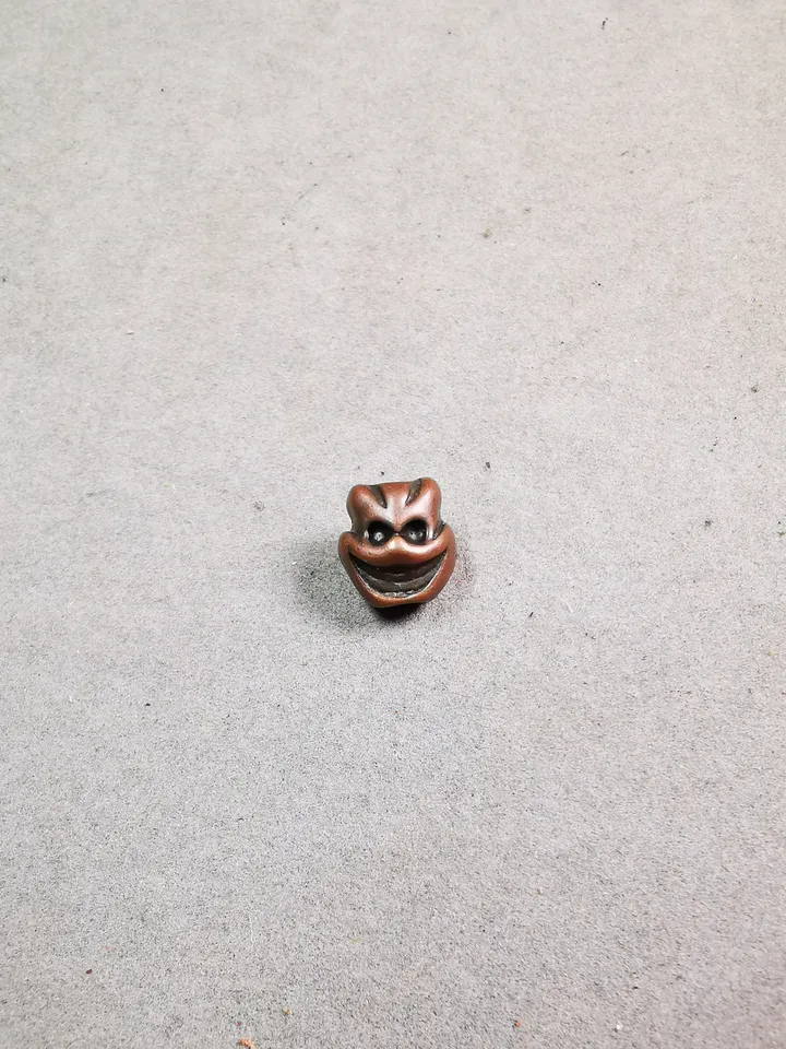 Gandhanra Handmade Tibetan Pendant Bead,Spacer Beads for Mala,Skull Citipati Bead for Prayer Beads,Jewelry Accessories