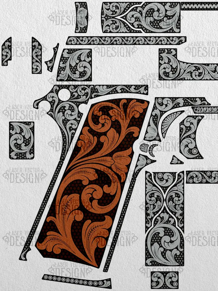 VECTOR DESIGN Rock Island Armory GI 1911 Compact 3,5 in Scrollwork