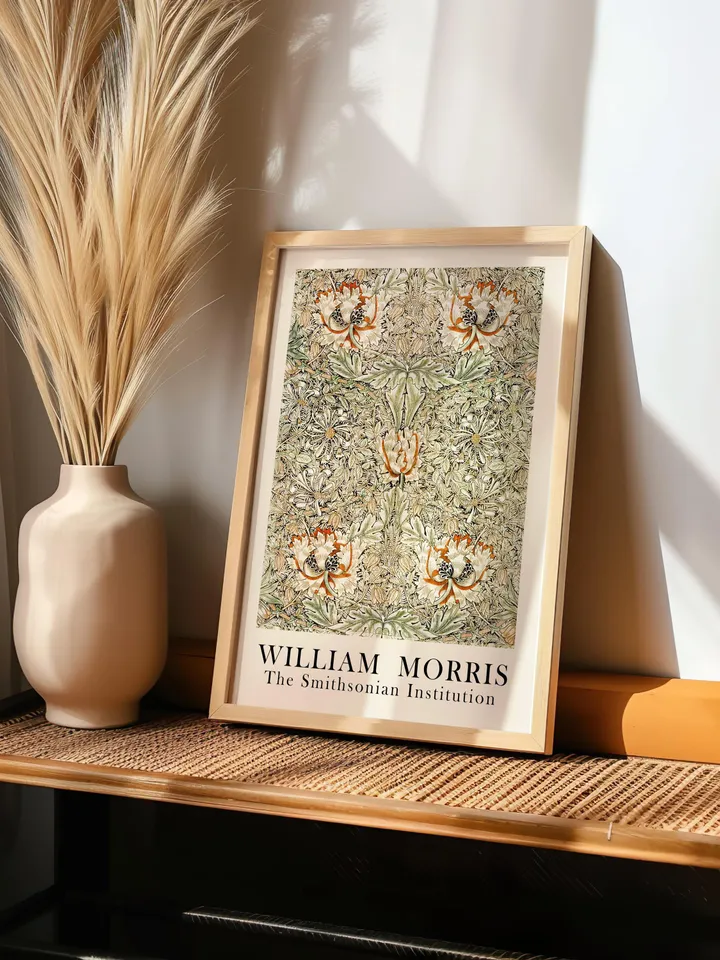 William Morris Wall Art, Vintage Botanical Print, Floral Poster Arts Decor, Digital Download, William Morris Print Digital Download 009