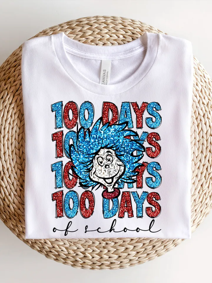 100 Days of school Dr Suess PNG, Dr Suess Png, Cat In The Hat Png, Dr Suess Png, Read Across America Png, Teacher Appreciate Png, Kids png