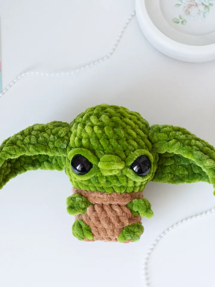 Baby Yoda crochet toy Star Wars gift green alien Grogu Mandalorian Baby Yoda