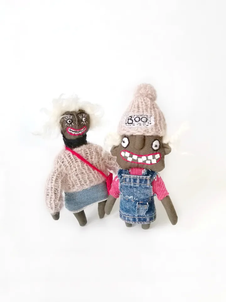 Handmade Creepy Dolls, Weird Fabric Interior Toys, Voodoo Dolls - Unique and Spooky Collectibles, Ugly and One-of-a-Kind. FREE SHIPPING!