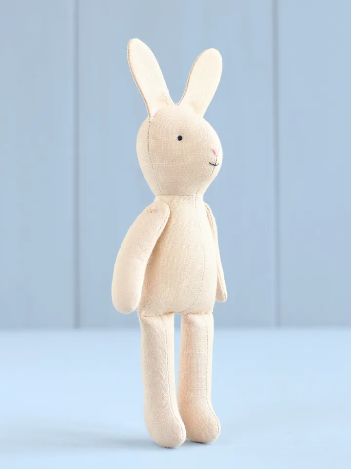2 PDF Two Mini Bunnies in Sundress and Dress Sewing Patterns