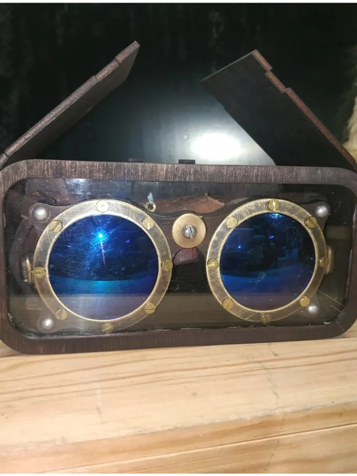 Steampunk goggles - Cyber - Goggles - Warhammer - inspired - Steampunk - Welding