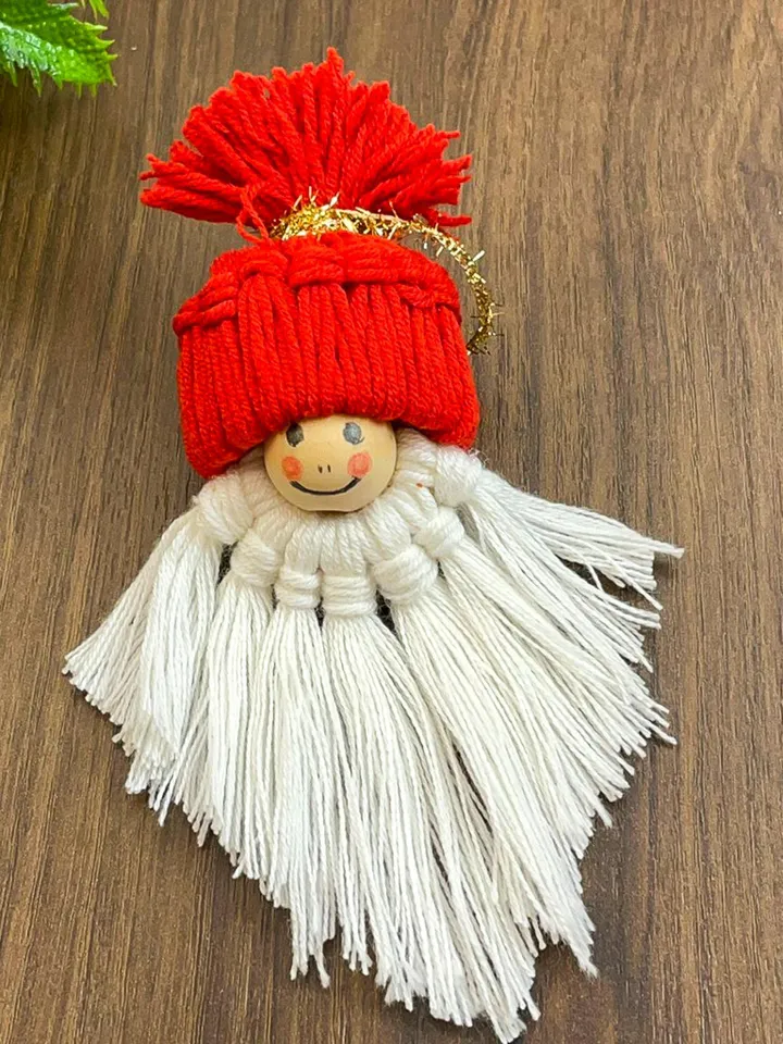 Crochet Christmas Gnome Pattern - Easy Nordic Design Ornament for Scandinavian Style Holiday Decor - Perfect Gift Idea for Crafters