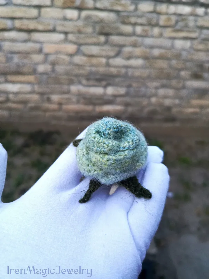 Light Green Rose Brooch