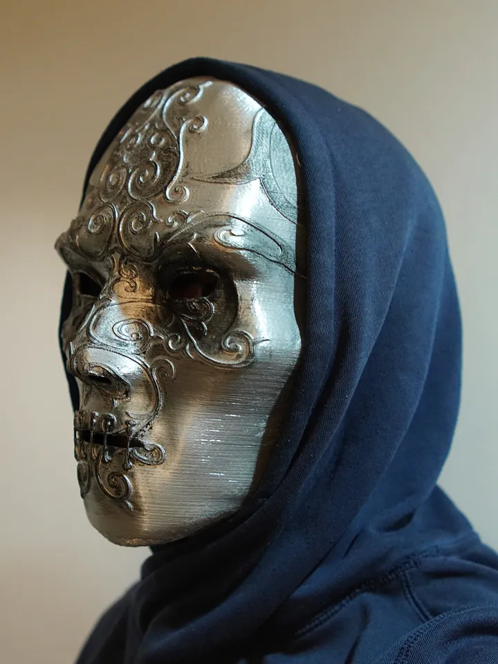 Death Eaters mask from Harry Potter Bellatrix Lestrange Death Eaters mask Harry Potter