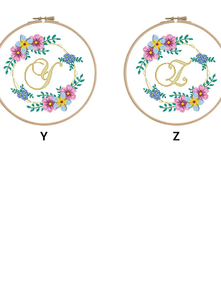Alphabet Letter A  Cross stitch pattern | Embroidery Pattern | Instant Download | Embroidery Designs