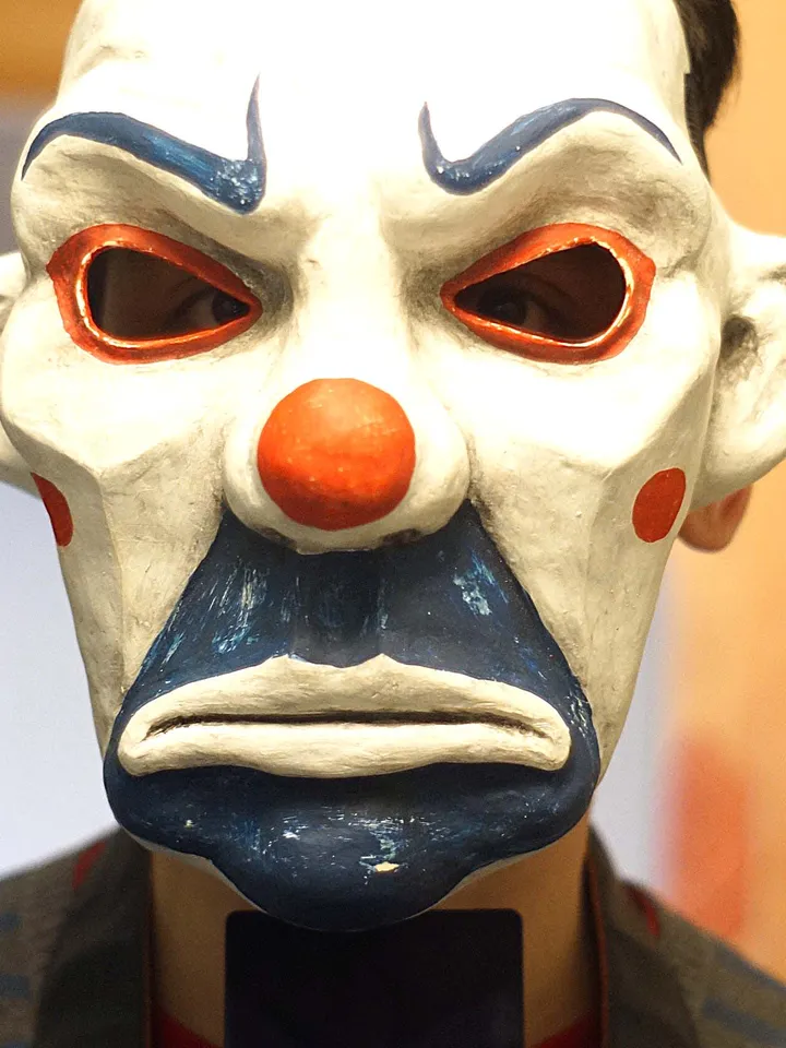 Joker Clown mask Batman The Dark Knight Adult Joker Resin Clown Mask