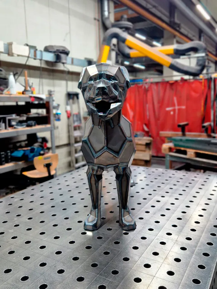 Welding Project Plans Drawings Rottweiler (DXF, PDF)
