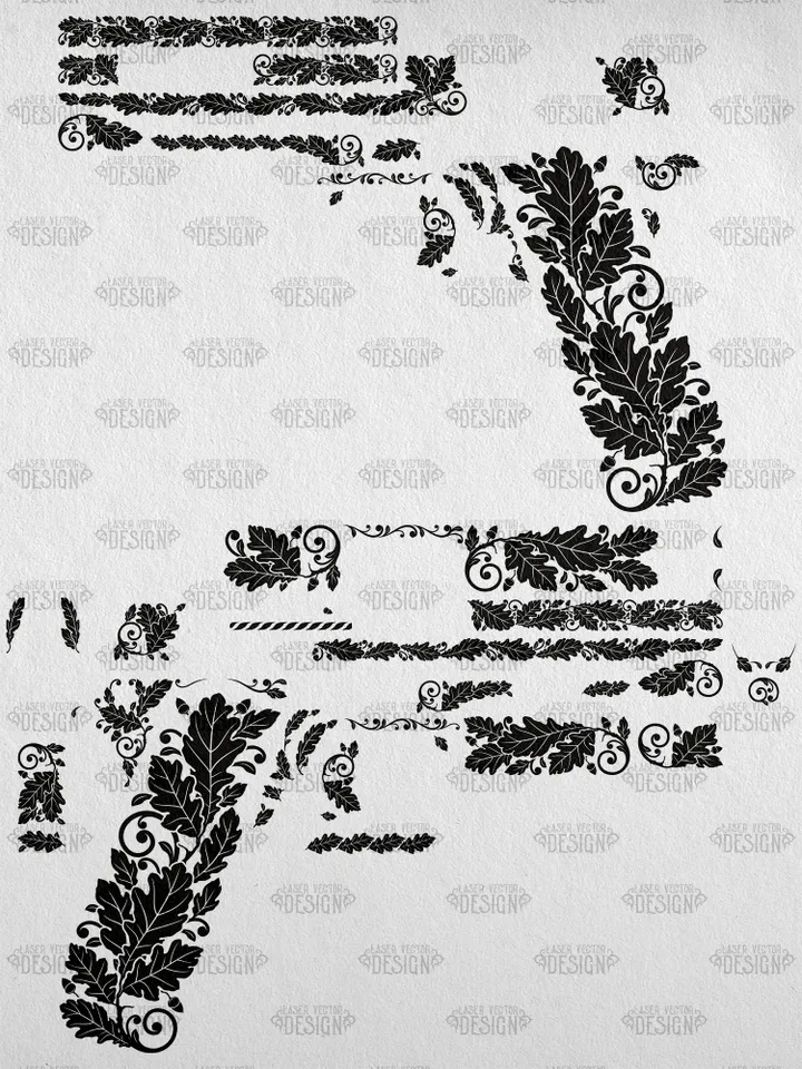 VECTOR DESIGN SIG Sauer 1911 Fastback 4 in Carry Oak leaves