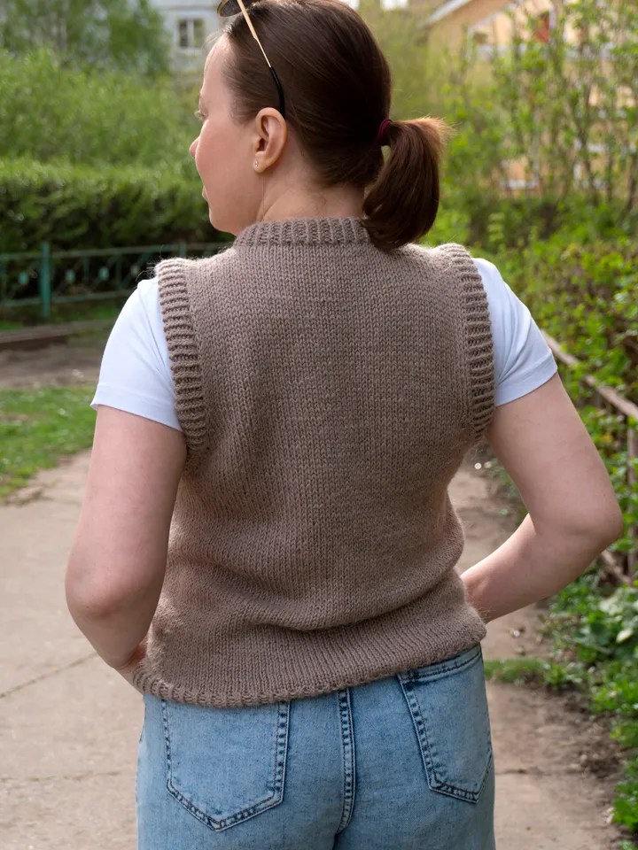 Alpaca Summer Time women slipover knitting pattern pdf Vest knitting pattern Women vest Knit vest