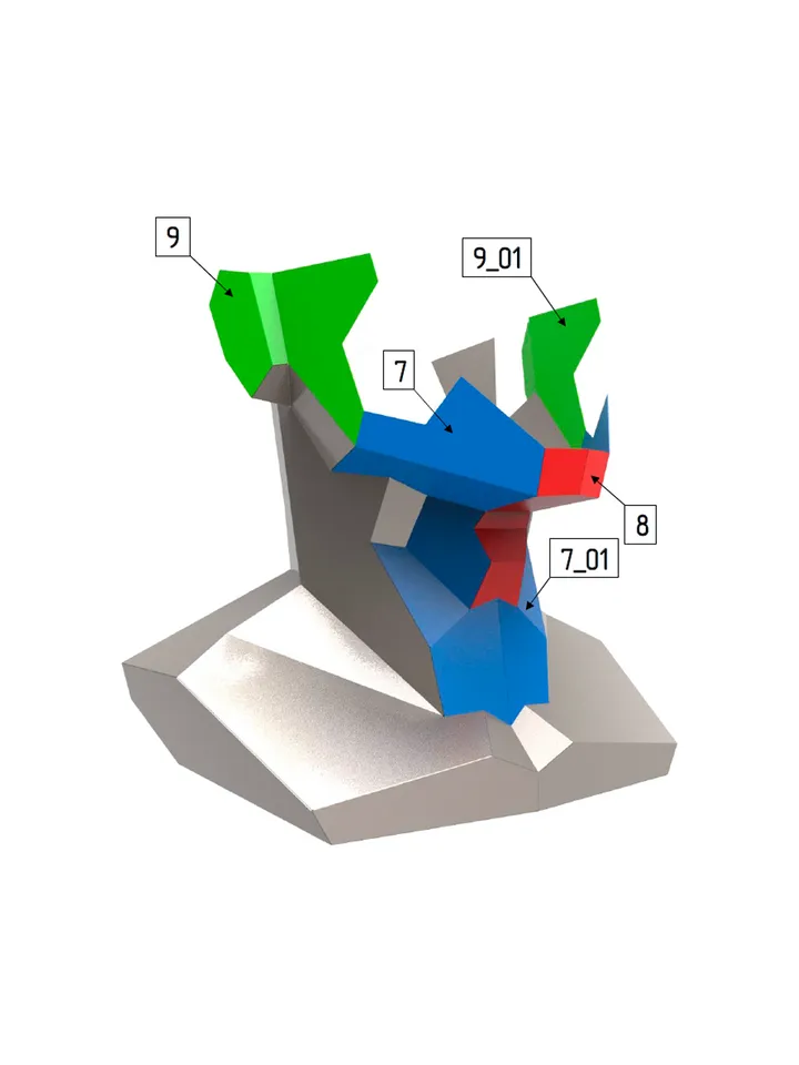 Welding Project Plans Drawings Head (DXF, PDF)