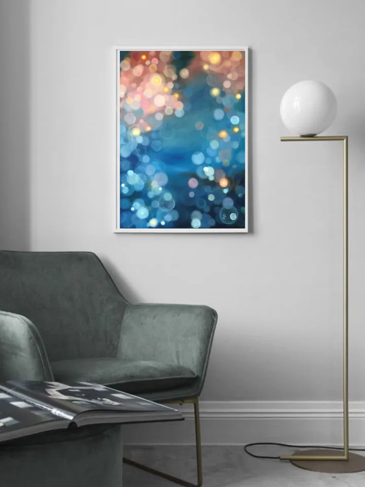 Abstract Original Painting Colorful Wall Art Multicolor Abstract Art Oil Painting Rainbow Painting