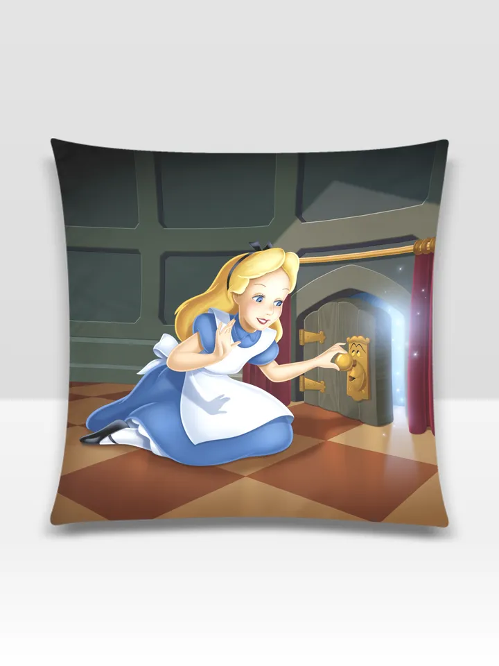 Alice in Wonderland Pillow Case (2 Sided Print)