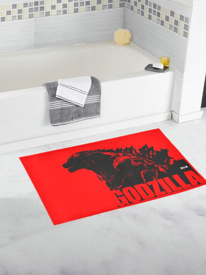 Godzilla Bath Mat, Bath Rug