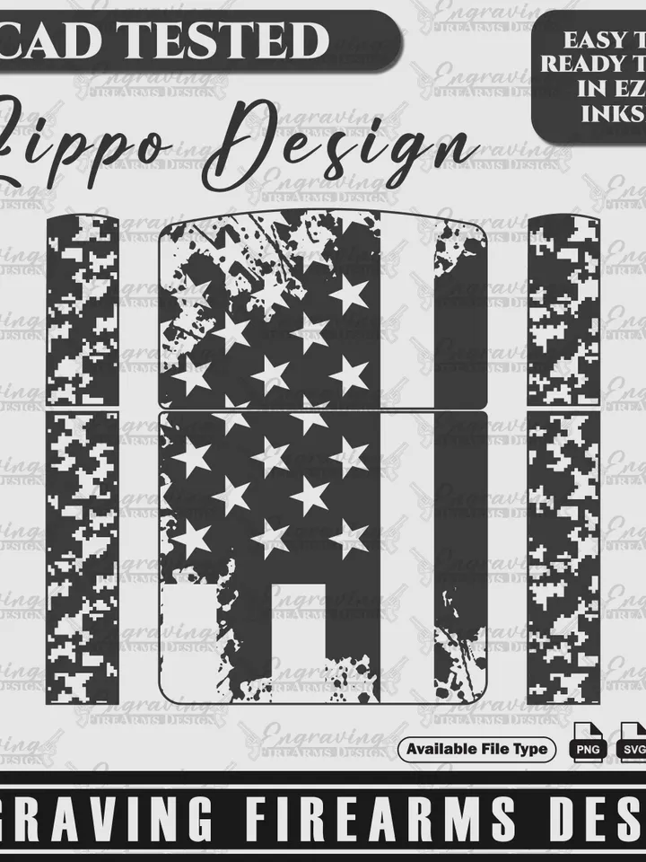 Engraving Firearms Design Zippo US Theme