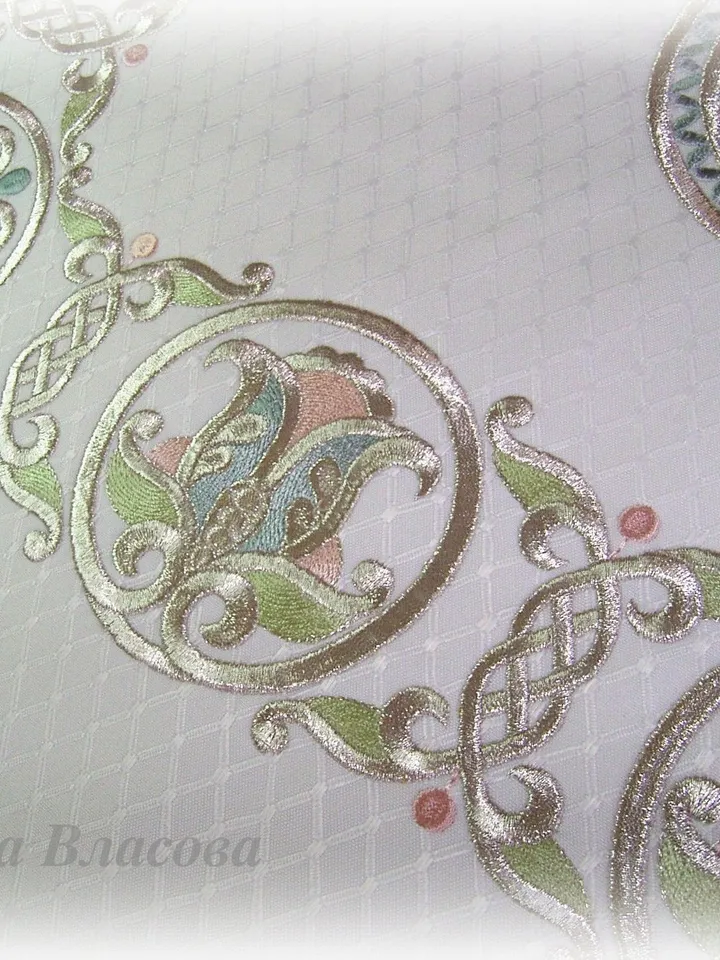 "Church pattern" designs for machine embroidery.